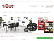 Tablet Screenshot of daells-bolighus.dk